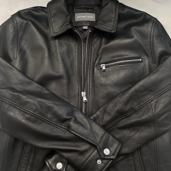 Michael Kors Black Leather Jacket